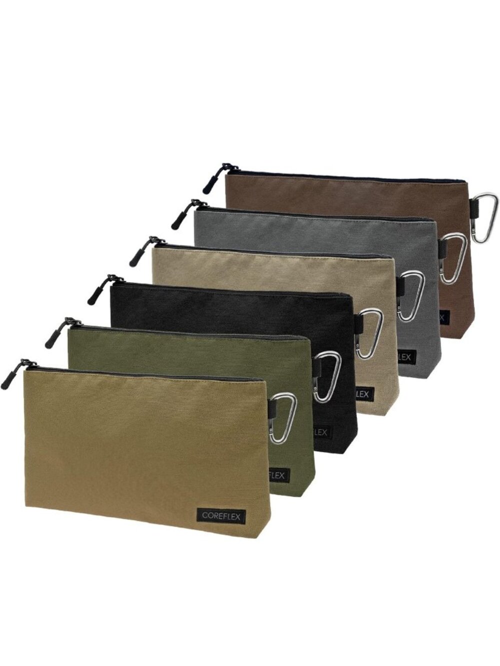 Coreflex 6 Pack  Tool Pouch Zipper Bag, Small Tool Bag, Multipurpose Storage